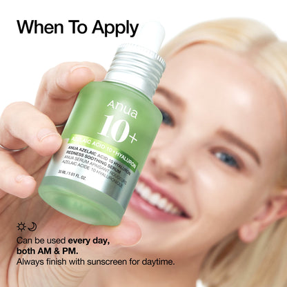 Azelaic Acid 10 Hyaluron Redness Soothing Serum
