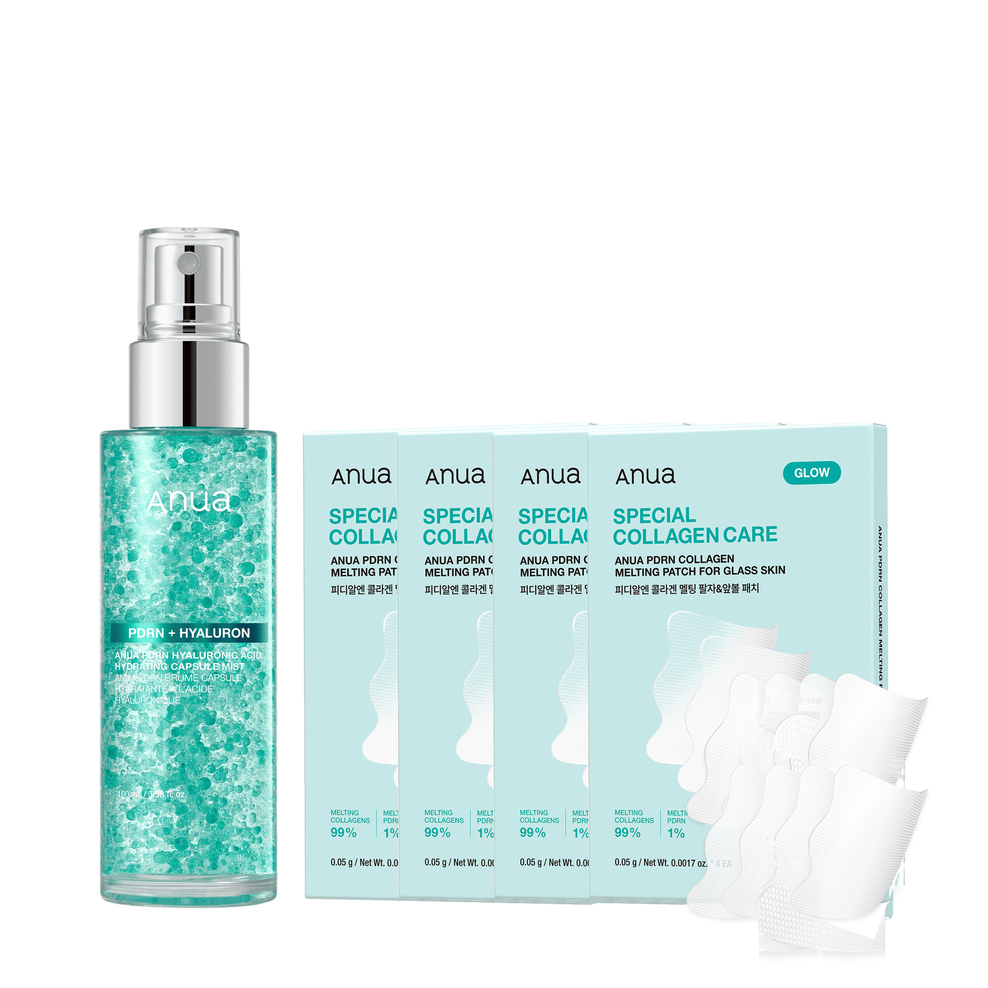 PDRN Collagen Wrinkle Intensive Smoothing Set for Glass Skin
