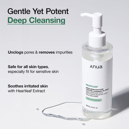 Heartleaf Pore Cleansing Oil Mild