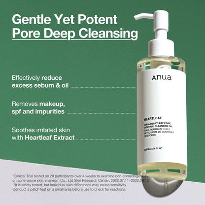 Heartleaf Pore Control Cleansing Oil