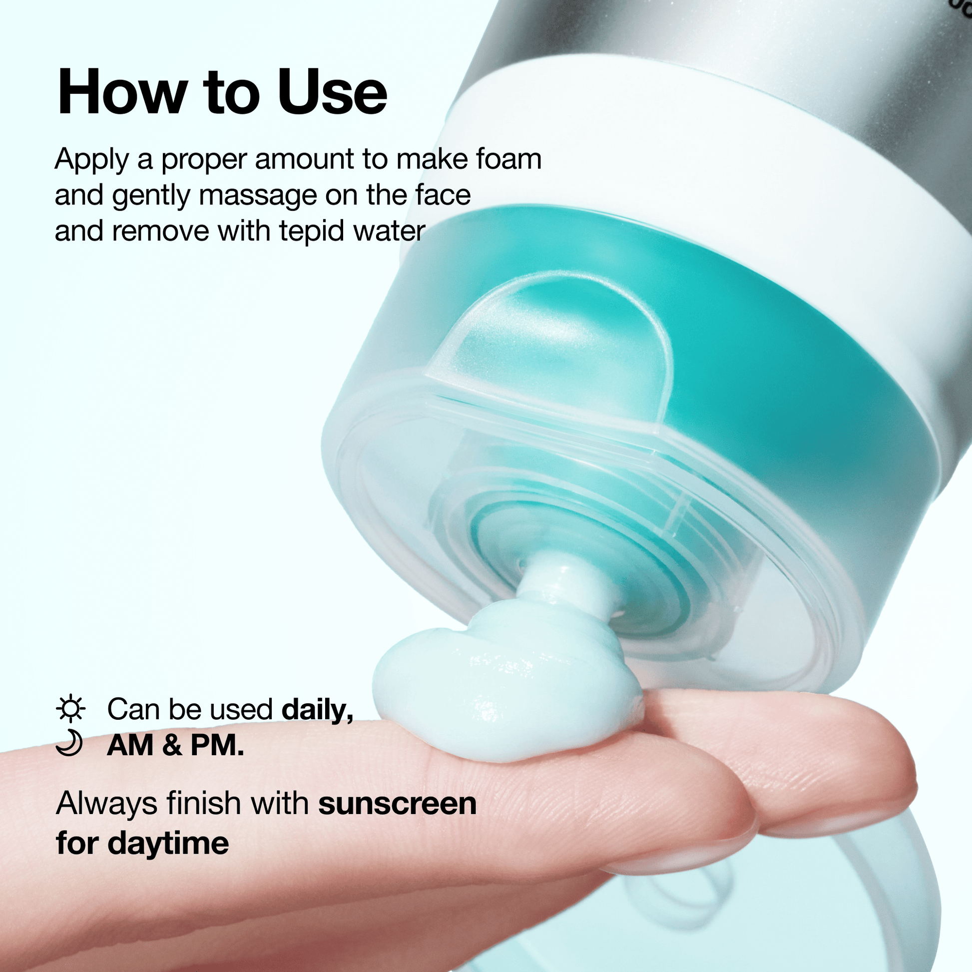 PDRN Hyaluronic Acid Moisturizing Cleansing Foam