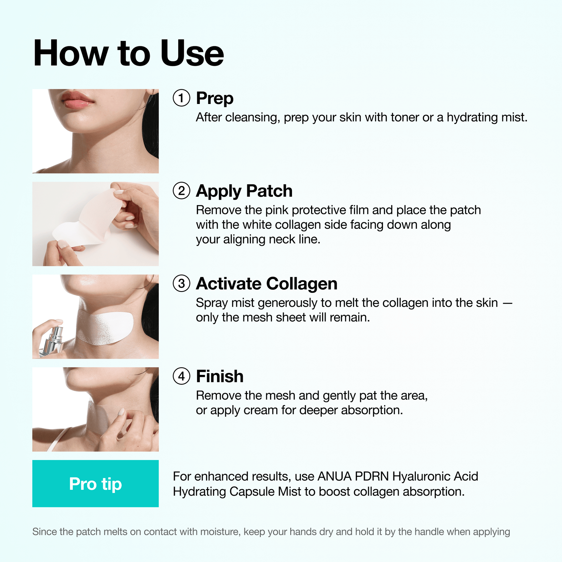 PDRN Collagen Melting Patch For Neck 4ea